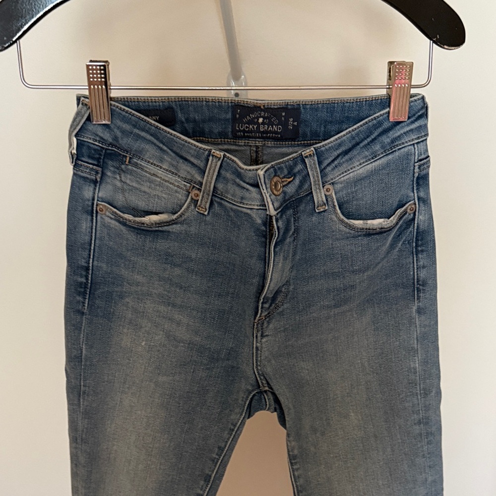 Lucky Brand Hayden Ankle Skinny Light Blue Denim Jeans